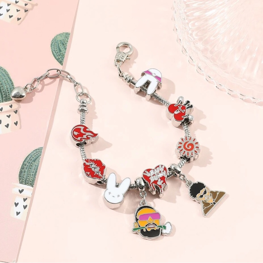 Bad Bunny Charm Bracelet